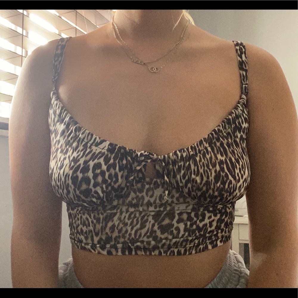 Urban Outfitters leopard tank